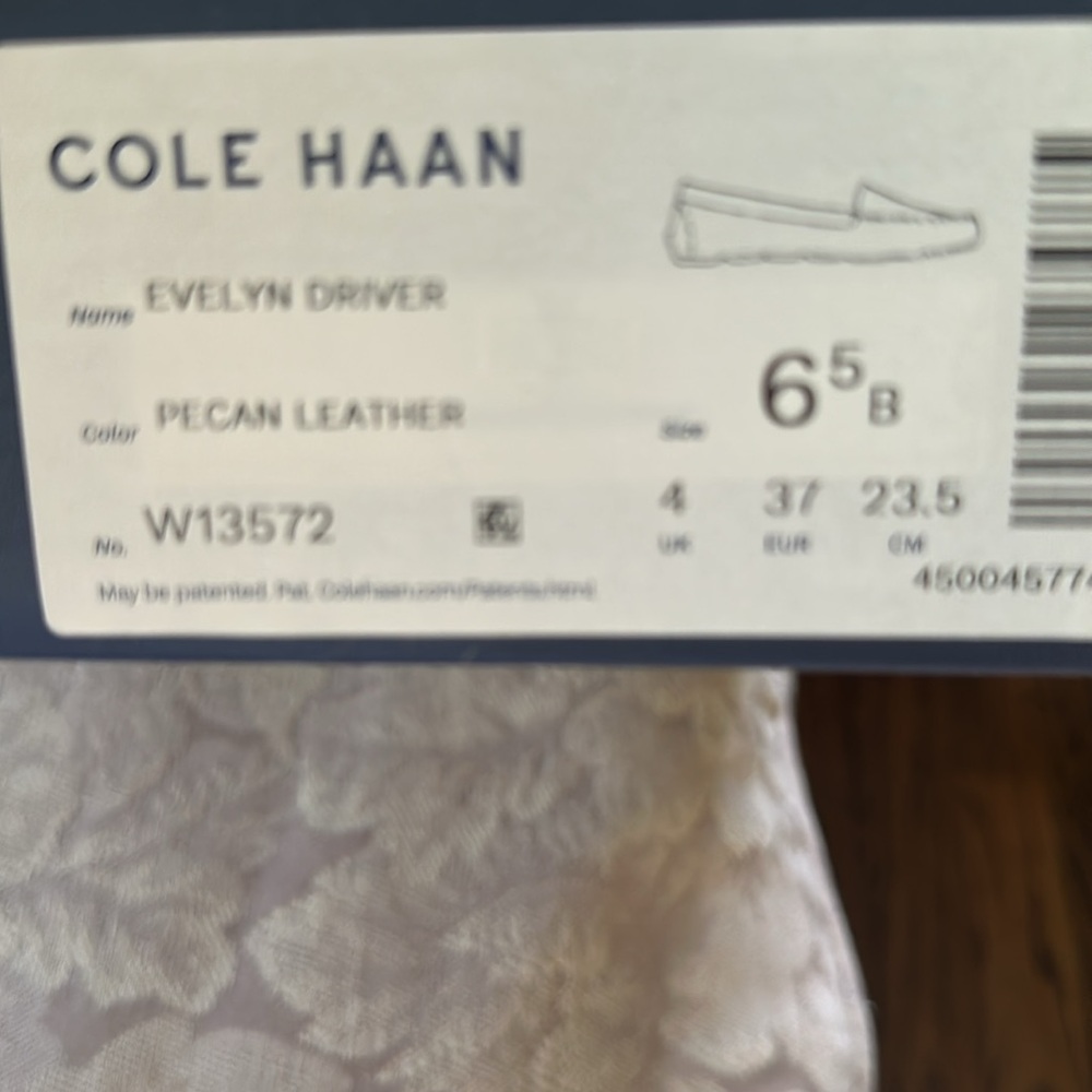 Cole Haan Brown Leather Loafers with Braided Detail - Picture 6 of 6